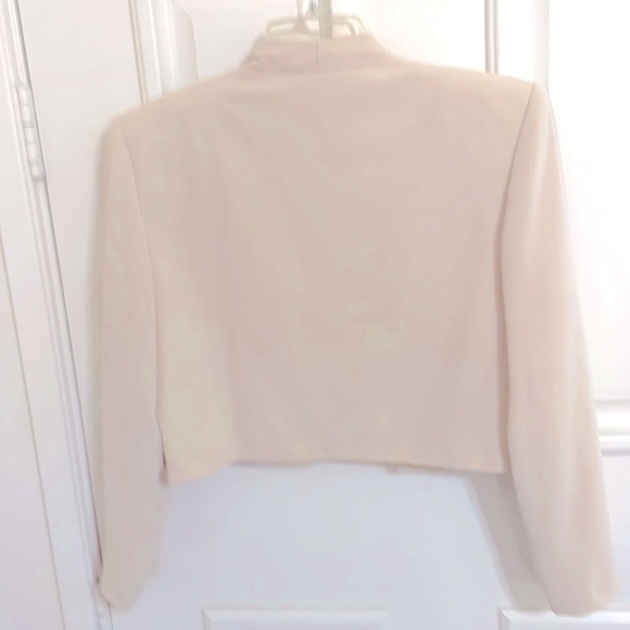 Rimini Beaded Jacket Ivory crepe sz 14 - Picture 4 of 4